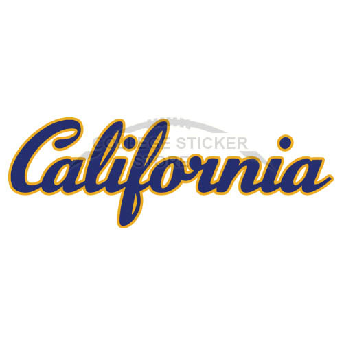 Customs California Golden Bears Iron-on Transfers (Wall Stickers)NO.4077